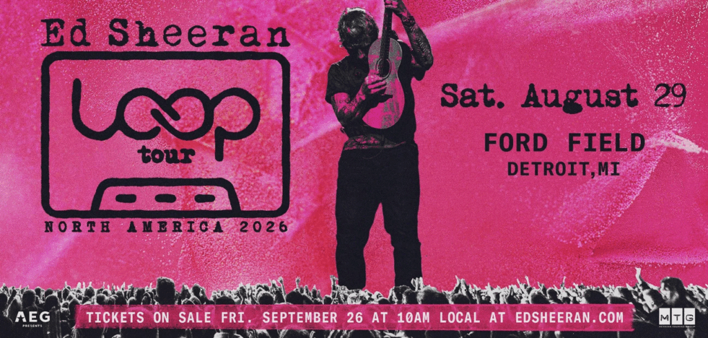 Ed Sheeran at Ford Field! - Sunny 95